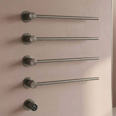 Black open ended electric towel bars 