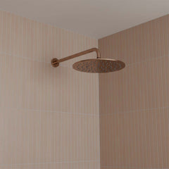 Bronze shower arm wall mounted 400mm