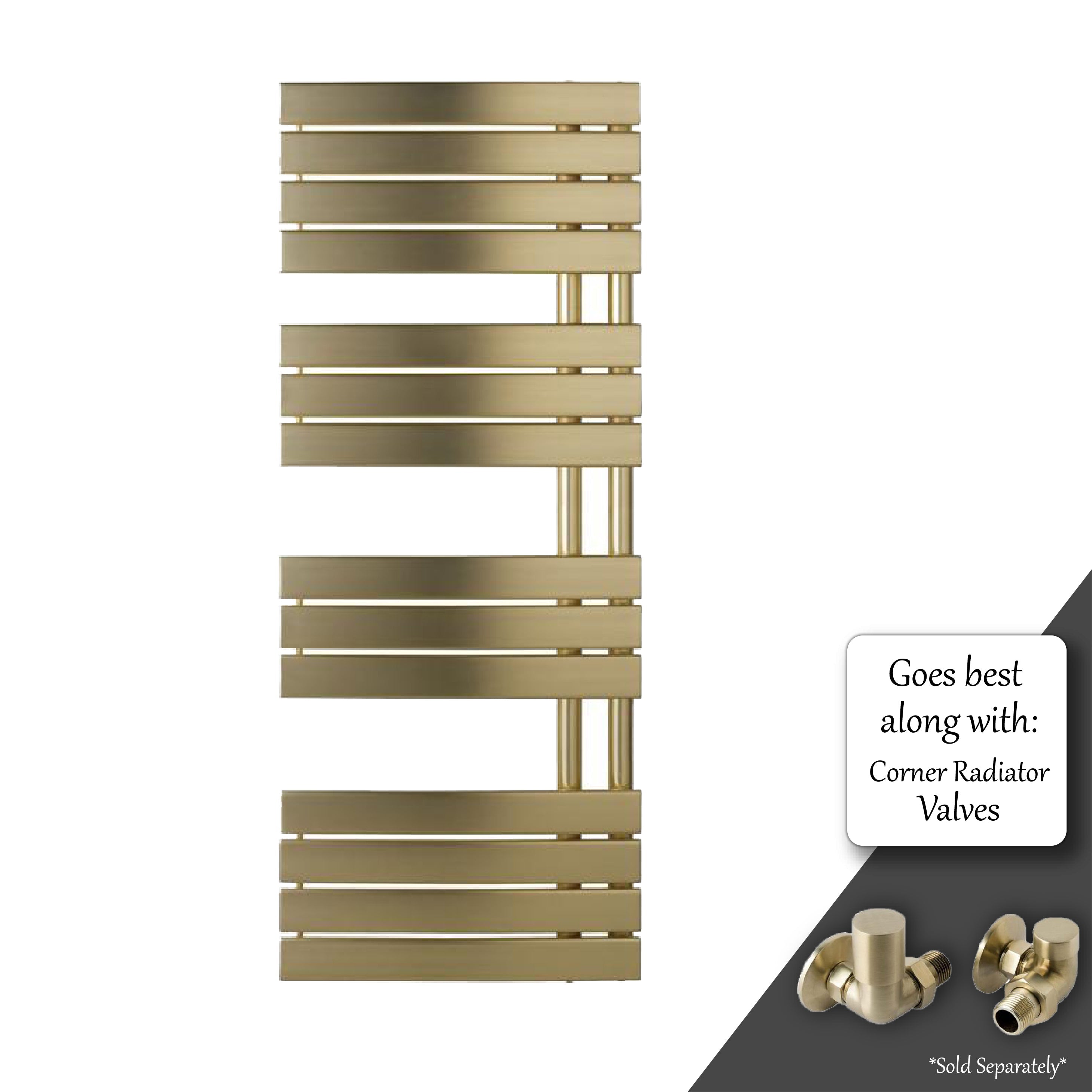 Brushed Brass Towel Rail -tapron