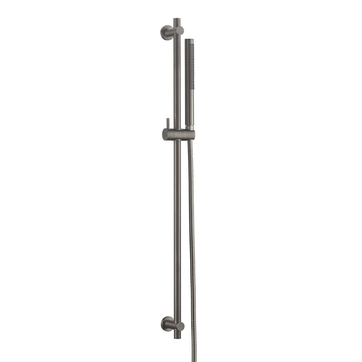 Brushed Black Shower Slider Rail Kit