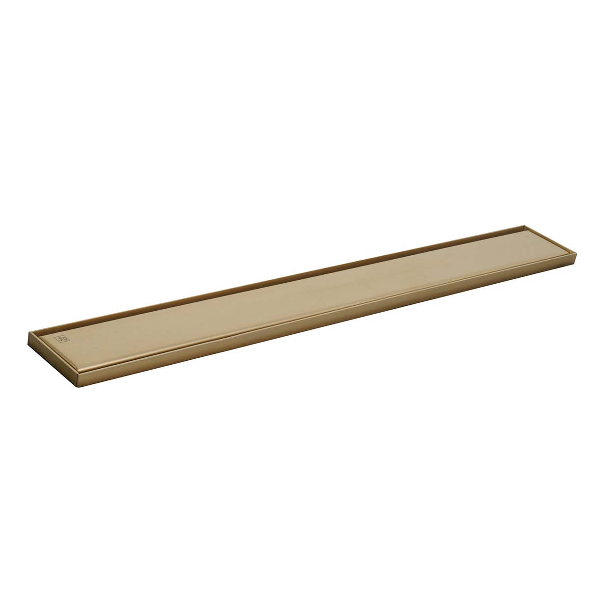 Brushed Brass 800 Linear Tileable Cover Drain Kit
