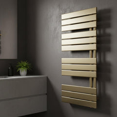 Brushed Brass Heated Towel Rail Radiator