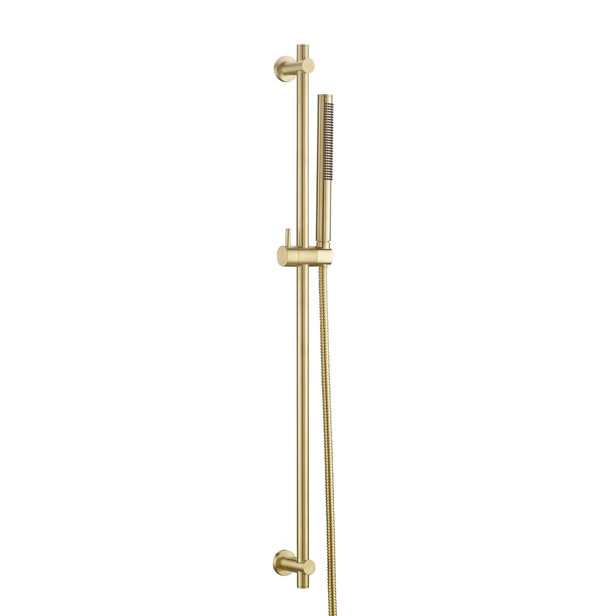 Brushed Brass Shower Slider Rail Kit