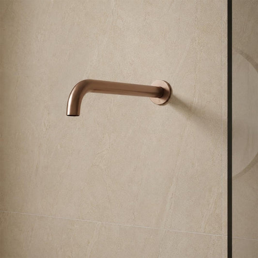 Brushed Bronze Single Function Shower Head wall mounted in  Ireland 1200