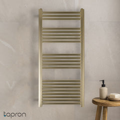 Brushed Gold Towel Radiator 