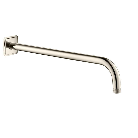 Brushed Nickel Wall Shower Arm 400mm 1200