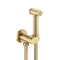 Brushed brass douche spray