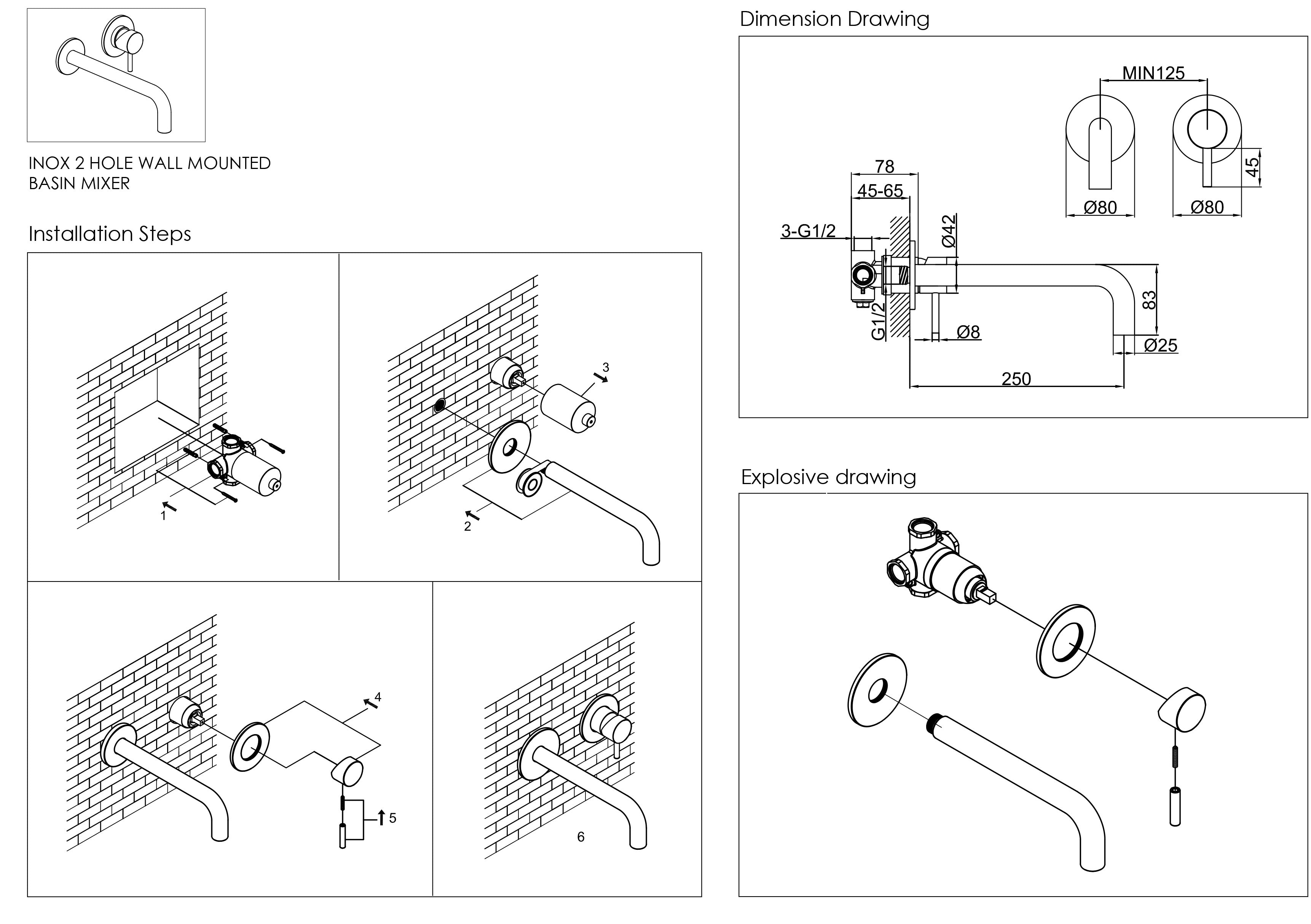 Brushed_steel_Wall_tap