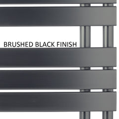 black towel radiator dual fuel 
