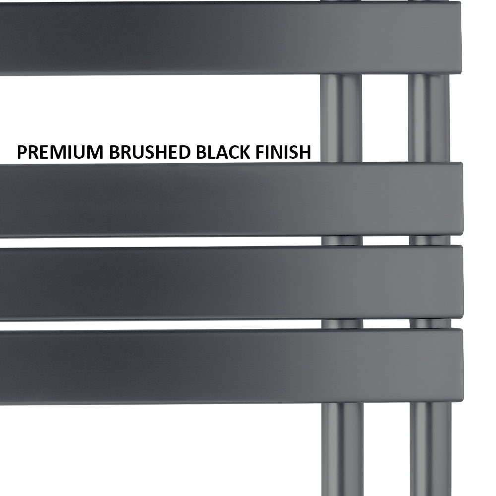 Brushed Black Towel Rail Radiator