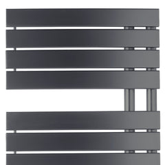 open sided black towel radiator