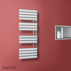 CLEO Open-Side Chrome Towel Radiator - 1400mm X 550mm