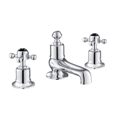 Victorian deck-mounted bath mixer tap