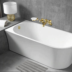 Brass bath filler mixer tap 