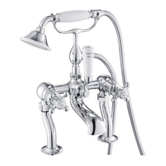 Polished chrome bath shower mixer tap kit