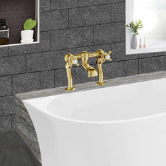 Traditional bath filler mixer tap