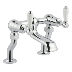 Chester lever deck-mounted bath filler - Chrome finish