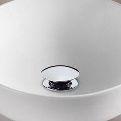 Bathroom pop-up sink waste