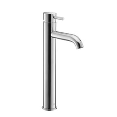 Chrome Tall Basin Mixer Tap Deck Mounted