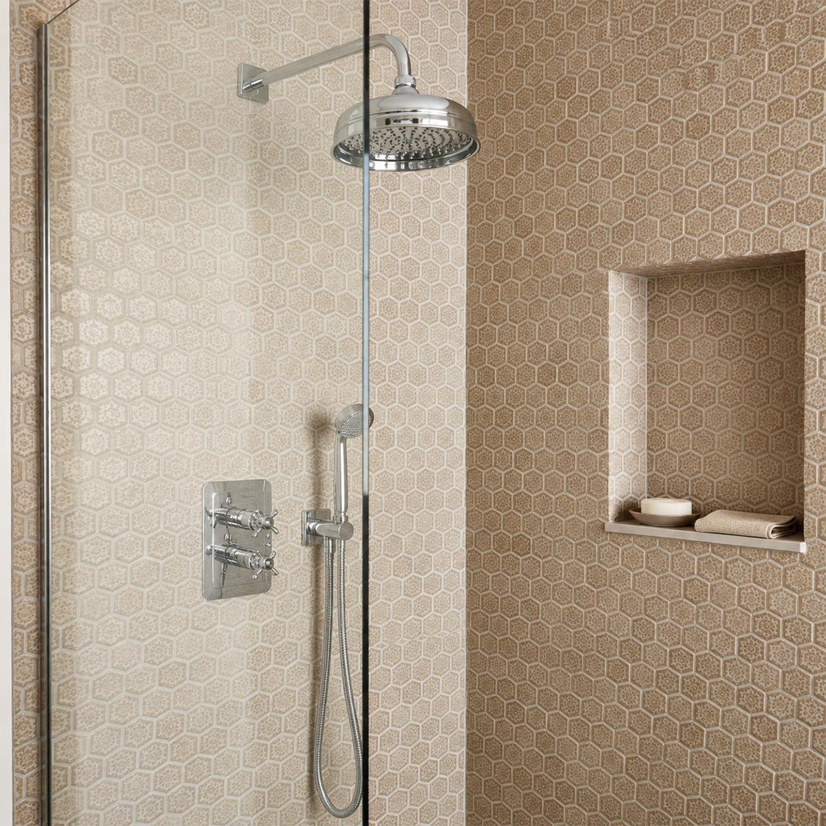 Chrome Traditional Victorian Shower Head 125mm - Ireland