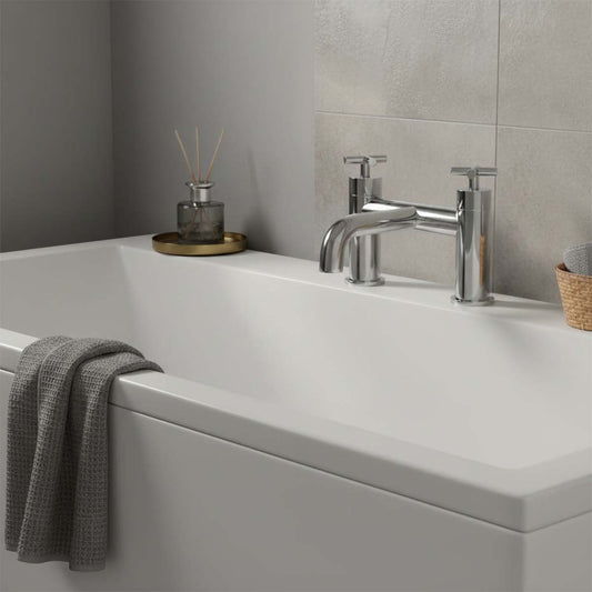 Chrome bath filler tap 1200