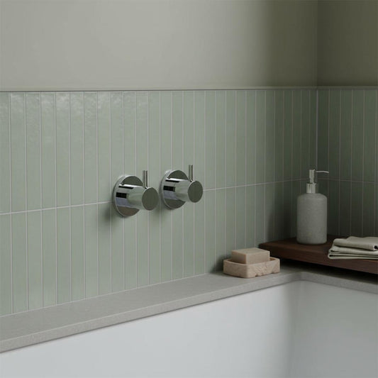 Chrome wall mounted manual valves 1200