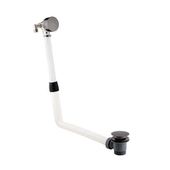 Brushed black click clack bath filler waste