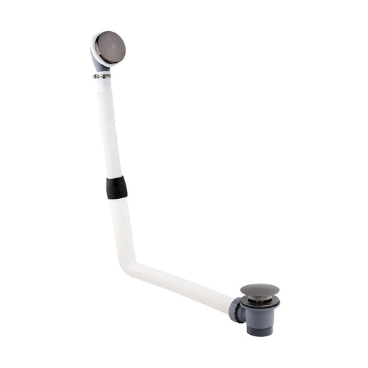 Click Clack Bath Waste - Brushed Black 1200