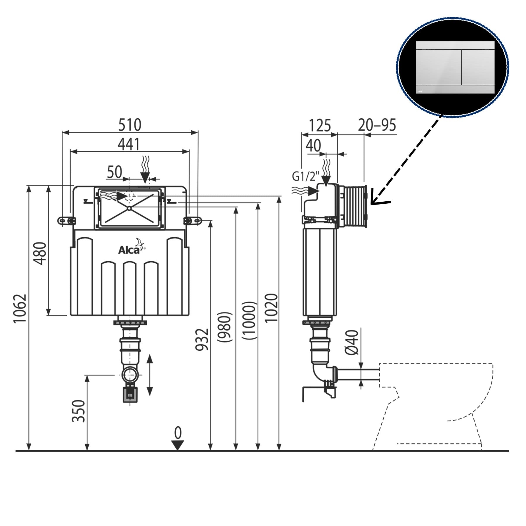 Concealed Cistern