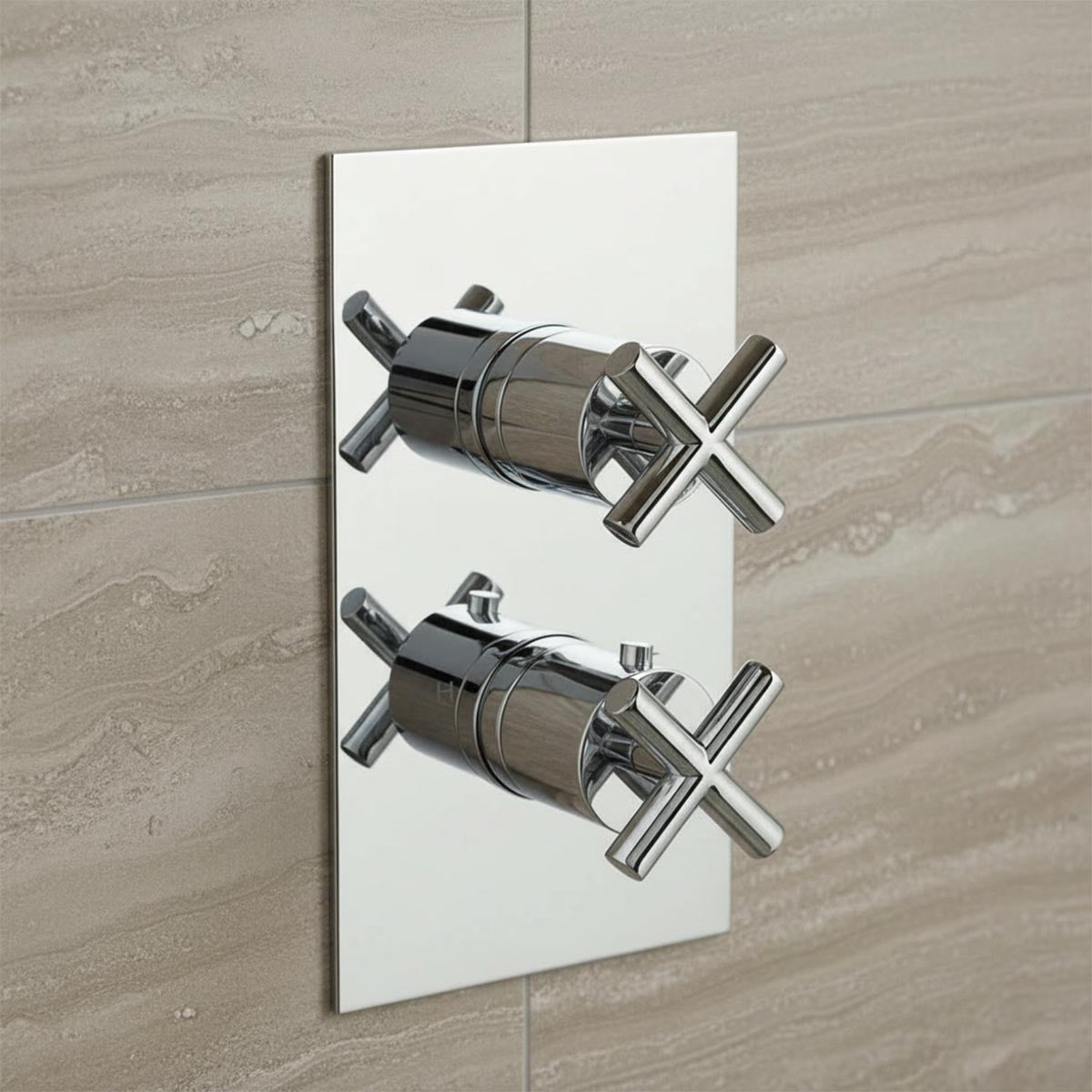Concealed Thermostatic 2 Outlet Shower Valve 