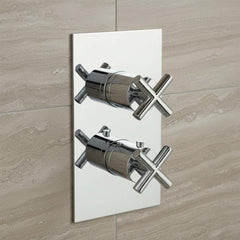 Concealed Thermostatic 2 Outlet Shower Valve 