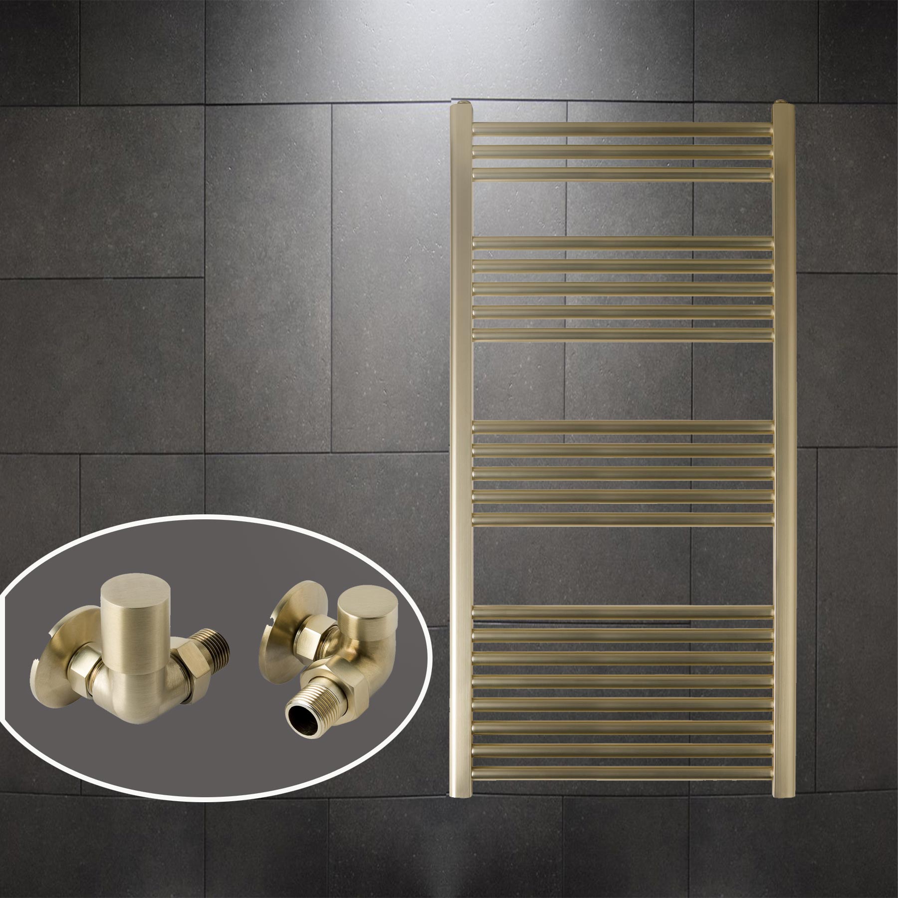 Towel Rail Radiator Valves-Tapron