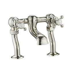 Crosshead deck-mounted bath filler mixer tap