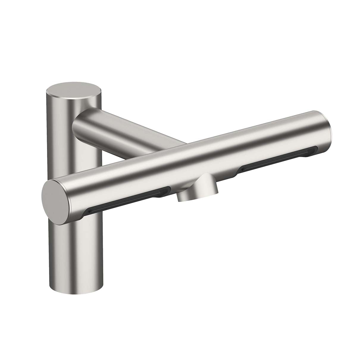 Deck Mounted Sensor Tap with Hand Dryer - Stainless Steel