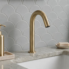 Deck Mounted Sensor Tap with Motion Sensor - Brushed Brass Ireland