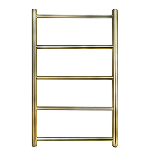 Brushed brass towel radiator brushed brass