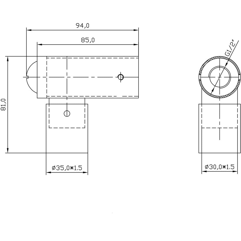 Element cover shroud for electric towel rail element technical 