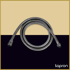 Shower Hose Brushed Black -Tapron