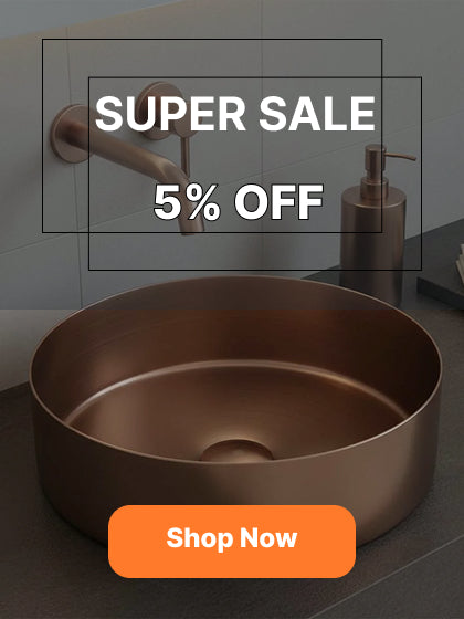 Bronze Taps Sale Banner