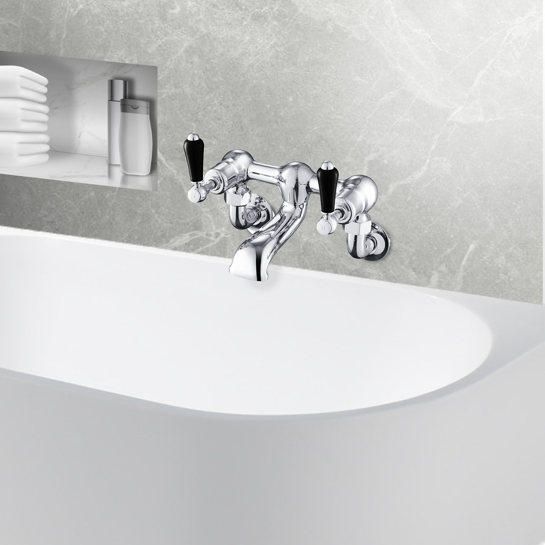 wall mounted bath filler - Tapron