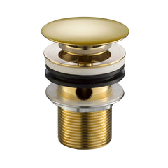 Gold click clack slotted basin waste