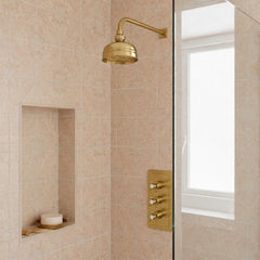 Gold Traditional Bath Shower Head