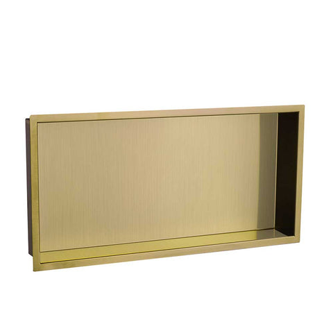 Gold shower niche rectangular shape