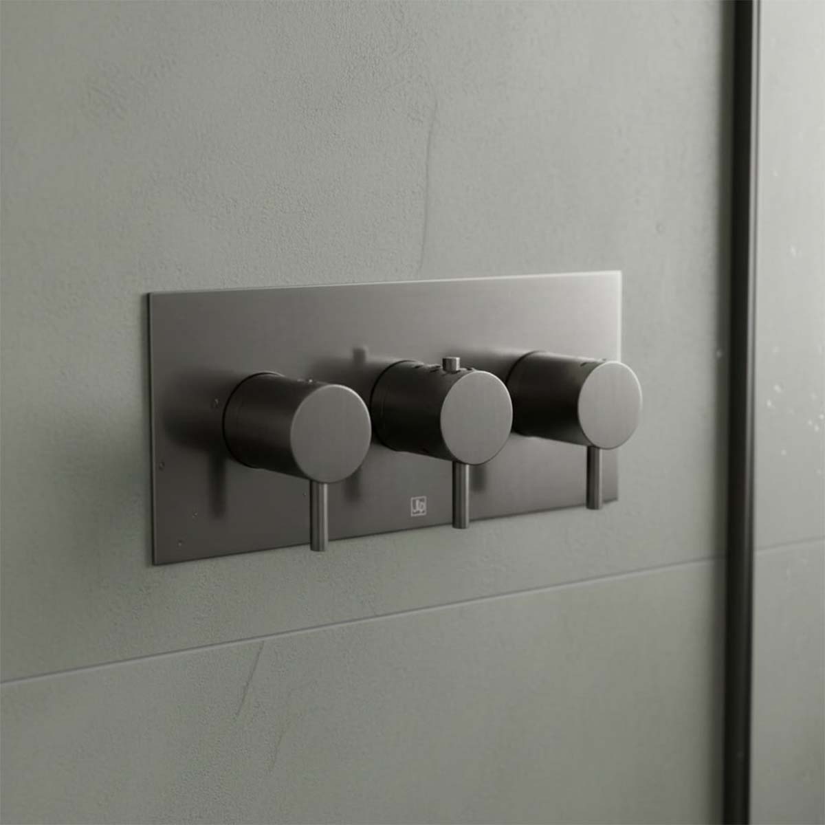 Gunmetal Two Outlet Thermostatic Shower Valve