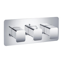  Thermostatic Concealed 2 Outlet Shower Valve - Horizontal MP 0.5 
