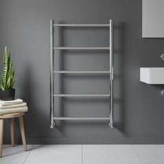 Heated Towel Rail Radiator - 800mm X 500mm Chrome