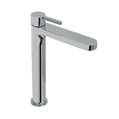 High Rise Basin Mixer Tap with Single Lever - Chrome
