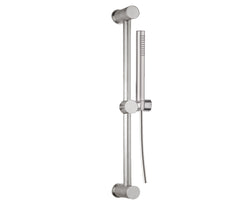 Slide Rail with Handheld Shower & Hose Stainless Steel | tapron.co.uk