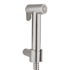 Stainless Steel Douche Spray Kit with Hose and Wall Bracket - Brushed Steel Finish