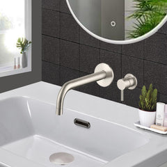 Inox Basin Spout 155mm HP1 - Brushed Steel